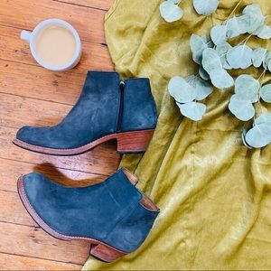 Adelante Granada Gray Leather Booties